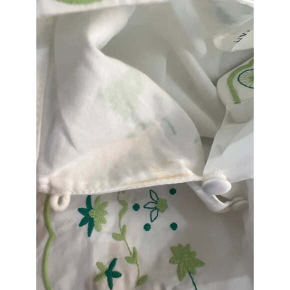 TUCKERNUCK Hyacinth House Green Embroidery Erin Blouse NWT Size XS - Picture 13 of 13